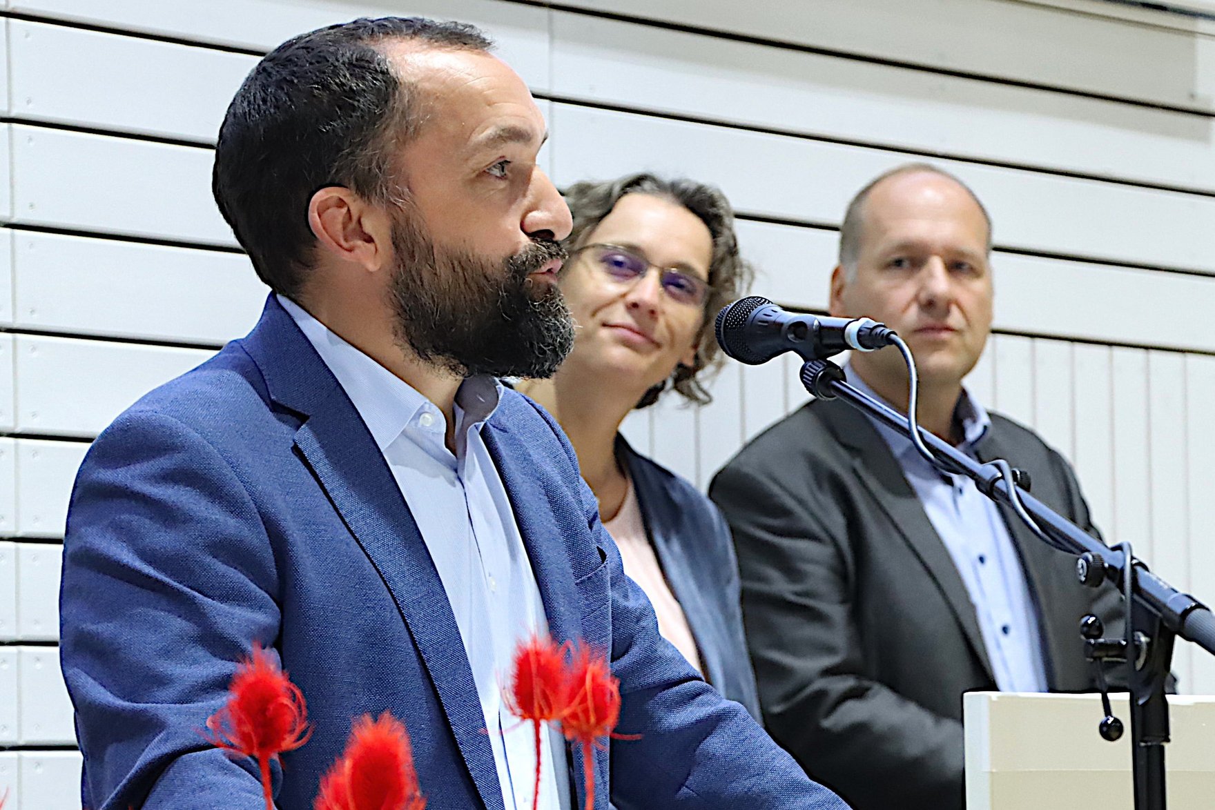 250305_IBK_IMG_059523_HSF_Meißen.JPG Prof. Dr. Henning Schwier während der Begrüßungsrede