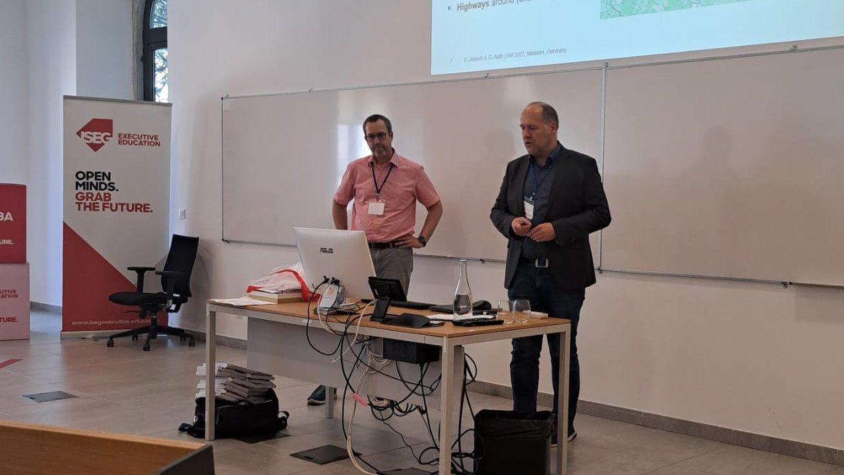 (v.l.n.r.) Prof. Dr. Gunnar Auth und Prof. Dr. Oliver Jokisch - HSF Meißen
