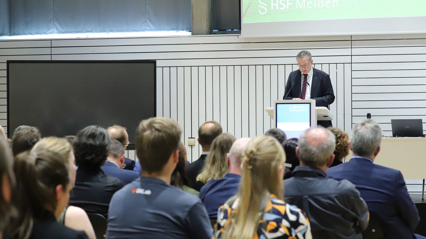Ulf Bandiko, Amtschef des Sächsischen Staatsministeriums des Innern bei seinem Grußwort