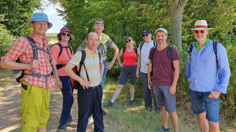 Personen bei Wanderung